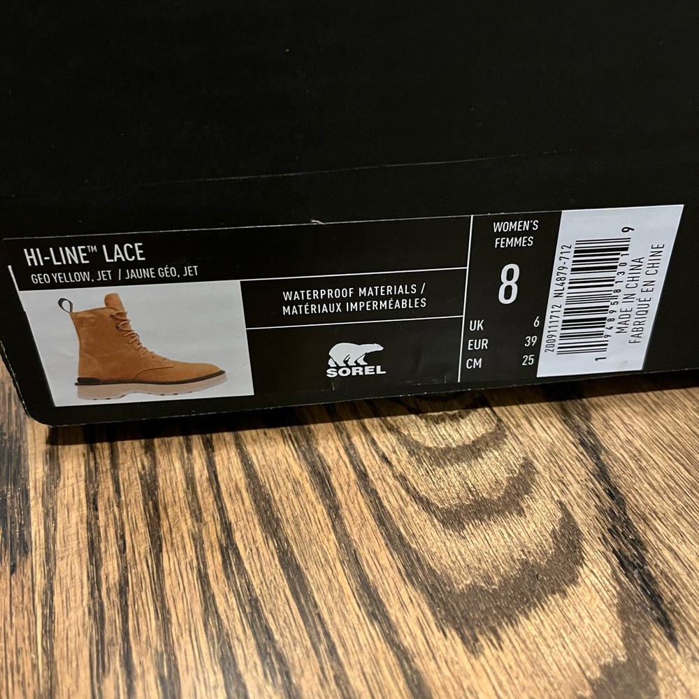 NWT Sorel Hi-Line lace combat boots size 8 - Picture 14 of 14